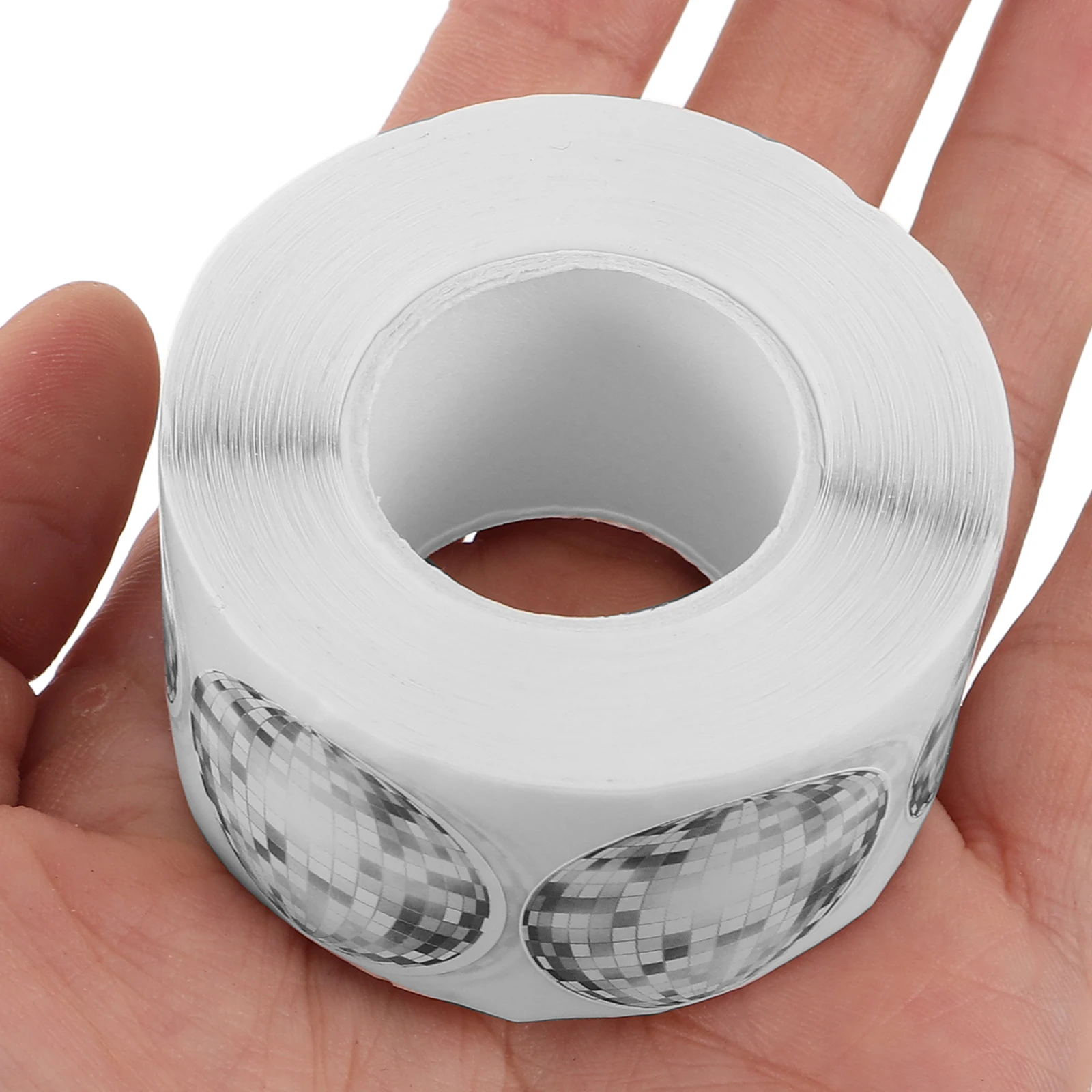 

10 Rolls Round Disco Stickers Self Stick Labels for Party Decoration Scrapbook Sealing Envelopes 80S Theme Favors Retro Dance