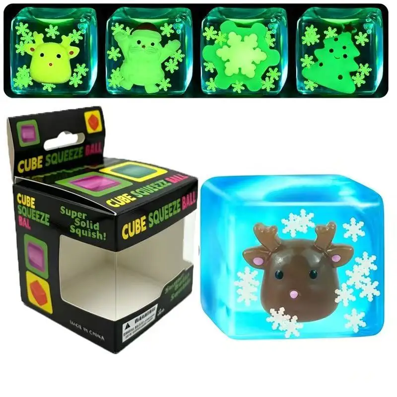 Pinch Decompression Toy Slow Rebound Toy Christmas Glow