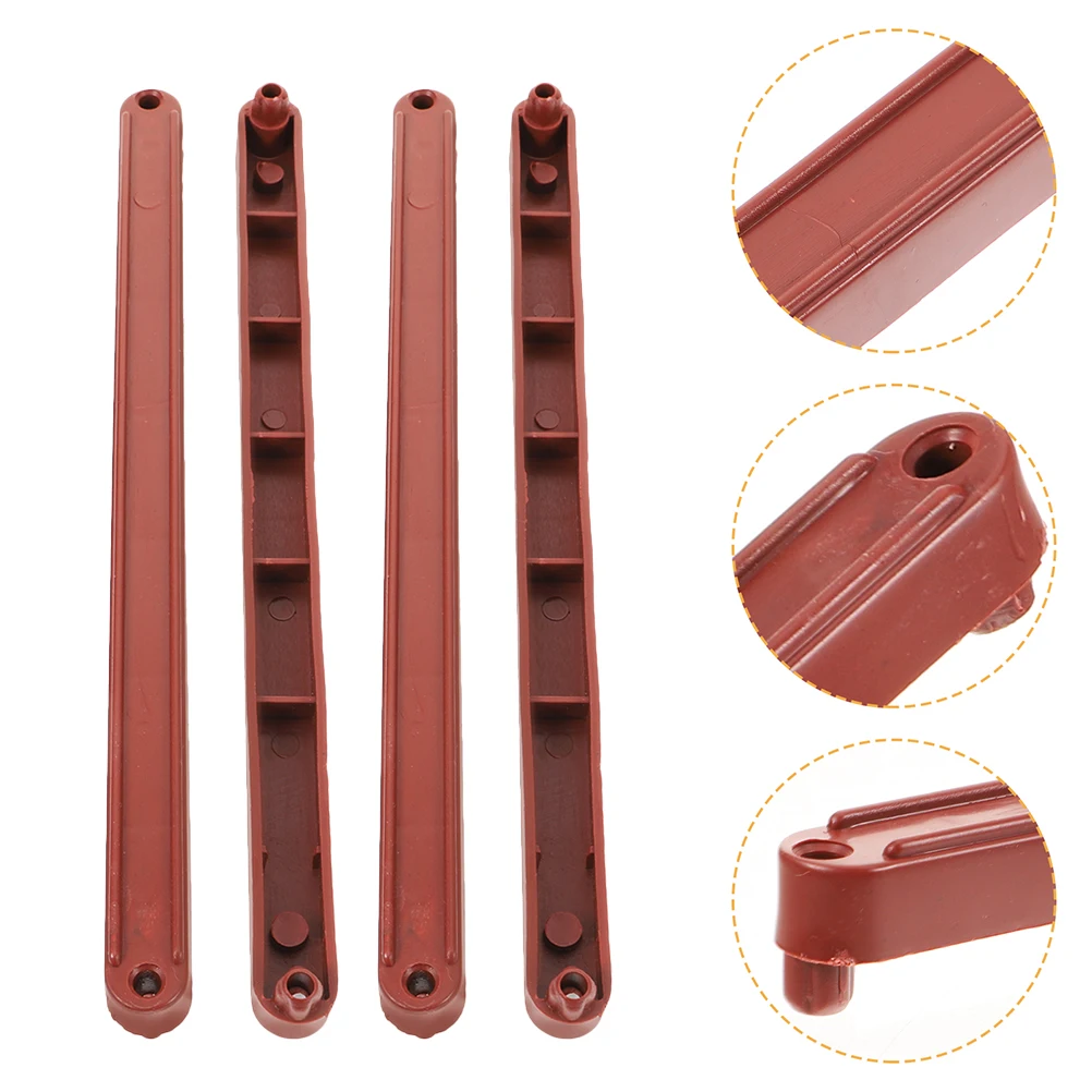 2 Satz 235 mm Rutschen, 2 Sätze seitlich montierte Schubladenführungsschiene, glatt unter der Schublade, Gleiter für Ersatzteile für Kleiderschrank und Schrank