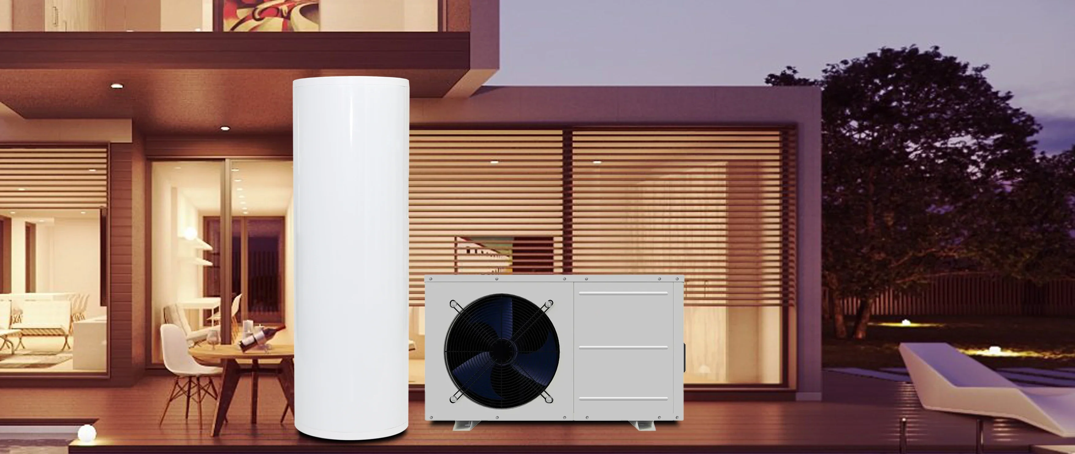 BEST SELL 2024 Factory Direct OEM ODM SUNRAIN Split Type Air to Water Domestic Residential Sanitary Shower Hot Water Heat Pump R