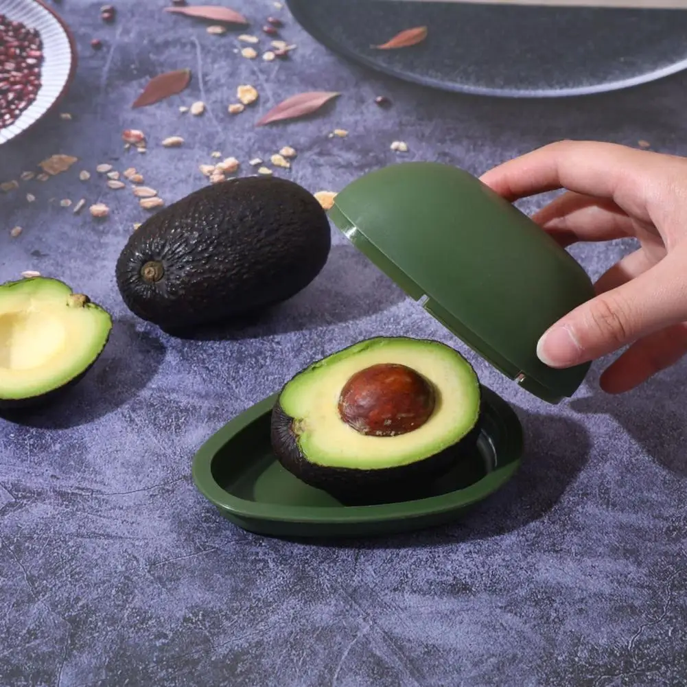 Contenitore per la conservazione degli alimenti per l'avocado Scatola per la conservazione dell'avocado per uso alimentare Frigorifero senza BPA Contenitore per frutta e verdura per l'avocado riutilizzabile portatile sicuro