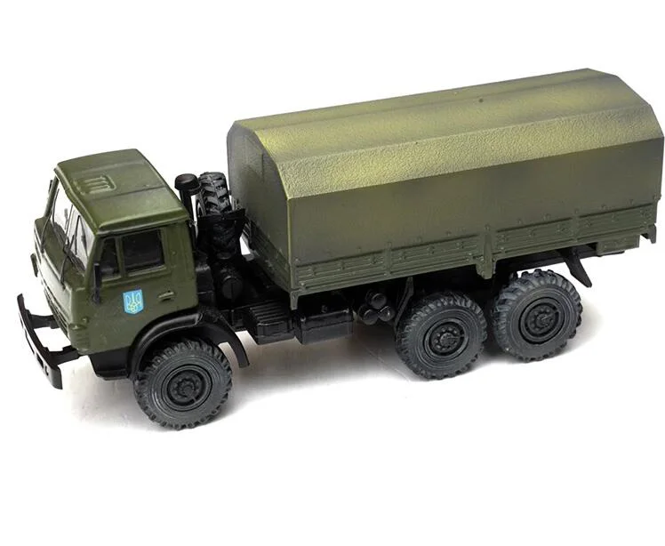 1/72 Ukrainian 12061LD 43101 Military Truck Model  Finished product collection model