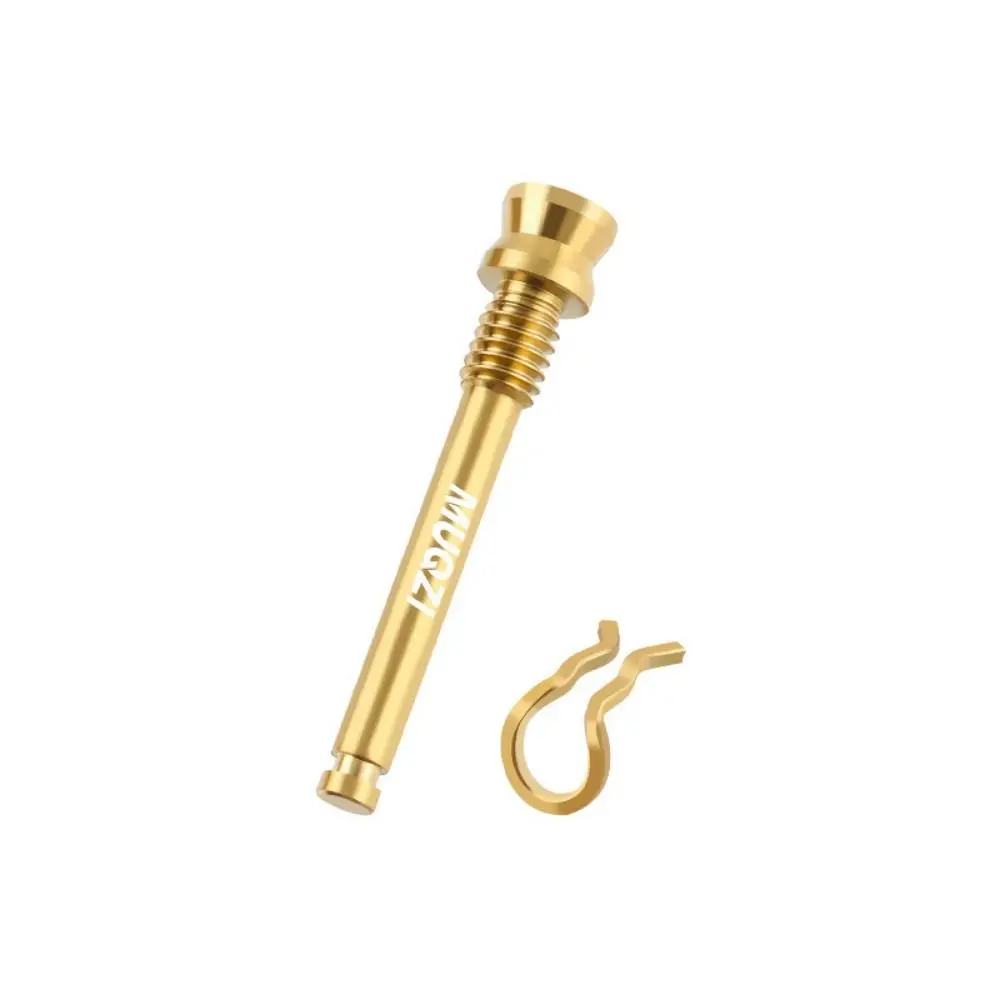 Titanium Disc Brake Pad Bolts Pins Spring Clips M4*26mm Bicycle Disc Brakes Screws Lightweight with Fixing Clip