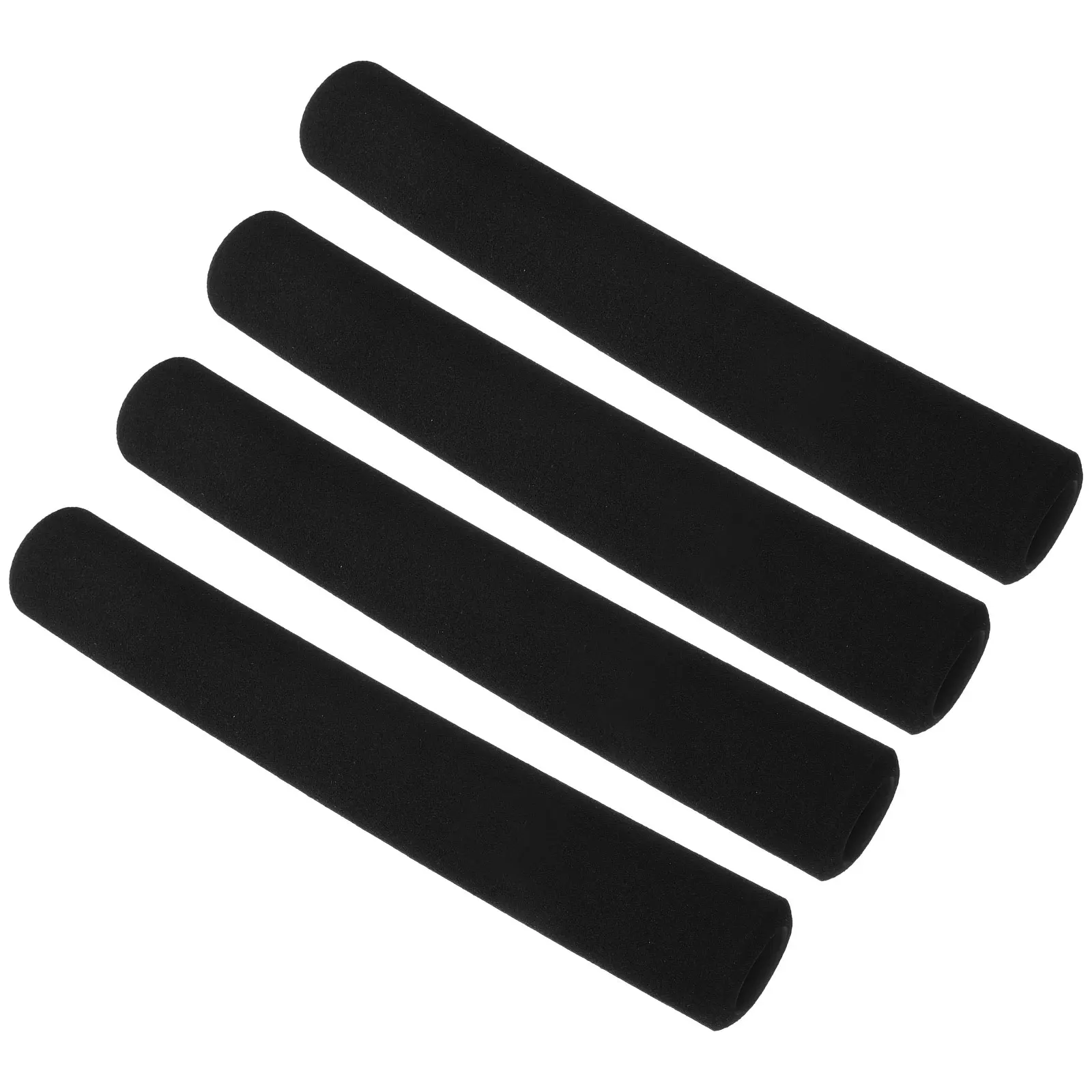 

4 Pcs Sleeve Pet Rope Handle Cover Belt Leash Soft Grip Black Sponge Foam Grips for