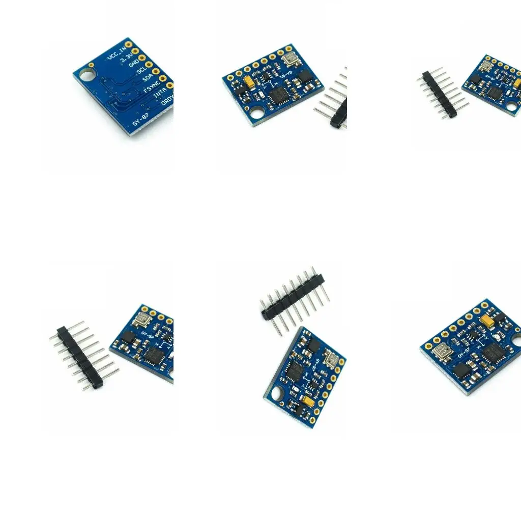  GY-87 10DOF Module MPU6050  BMP180 GY87 QMC5883 Sensors Module GY87 Replacement Part for Data Collection