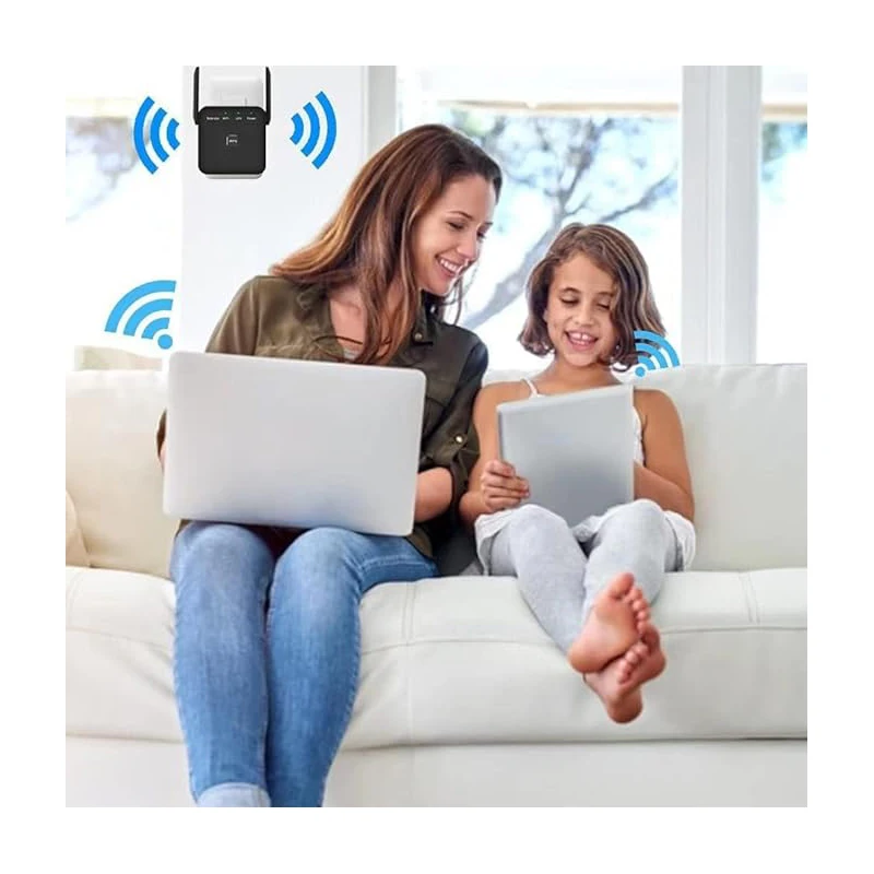 2024 Newest WiFi Extender, WiFi Repeater, WiFi Booster, Covers Up to 9860 Sq.ft and 60 Devices, Internet Booster - with Ethernet