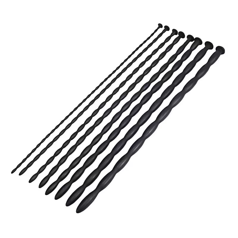 Ribbed Silicone Urethral Sounding Dilator Catheter Stimulator,Penis Plug/ Rod,Urethra Masturbation Men,BDSM Sex Toy,Uretra Beads