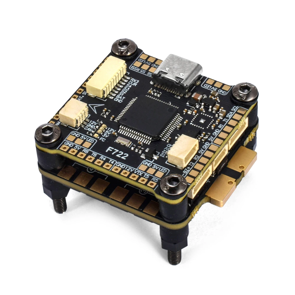 9IMOD F722 비행 스택 F722 비행 제어 55A/60A RC FPV 레이싱 드론용 ESC 3-6S