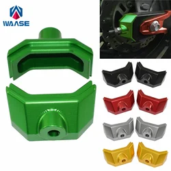 waase For Kawasaki Z800 Z 800 2013 2014 2015 2016 2017 2018 2019 Rear Fork Spindle Chain Adjuster Block Chain Adjuster Cover