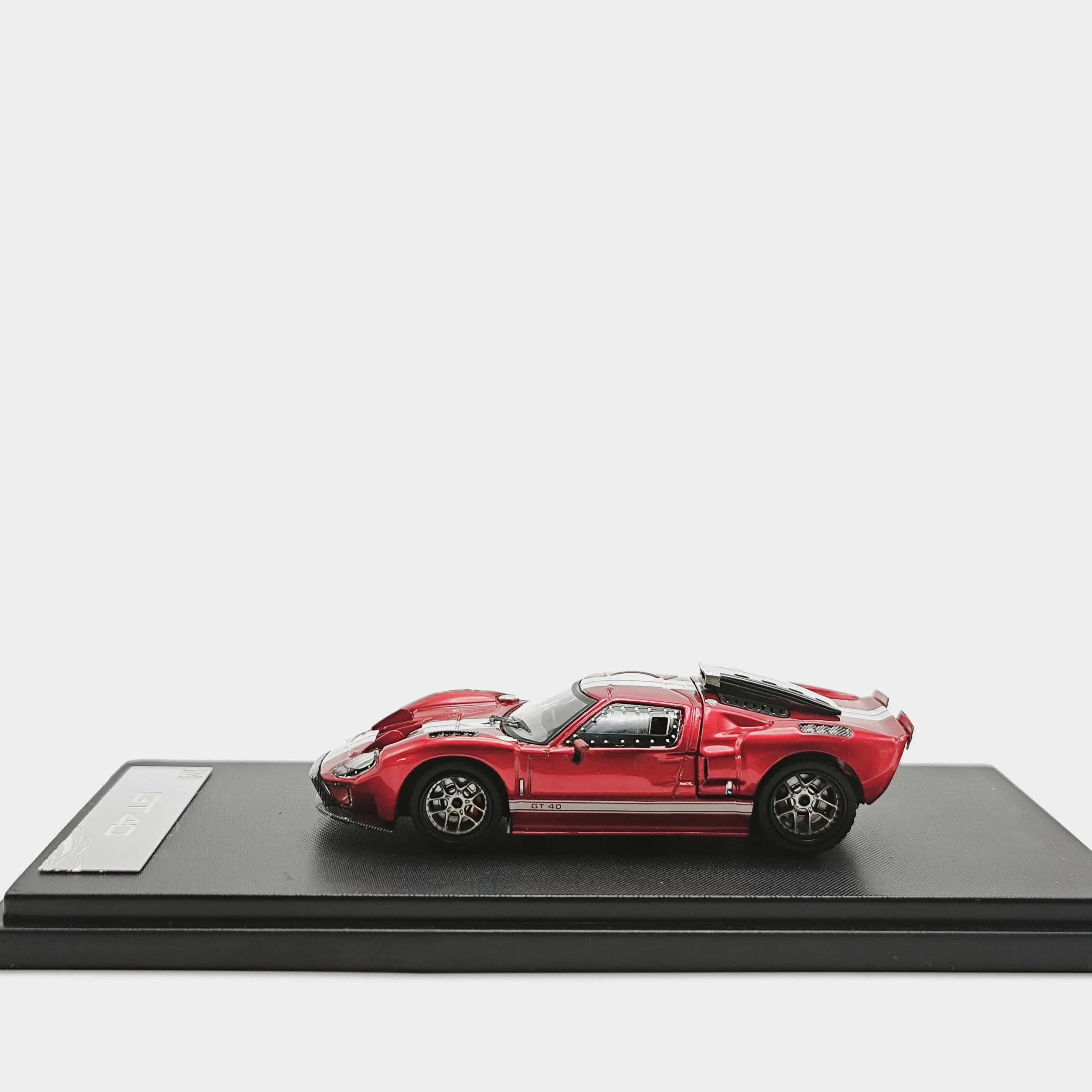 RM Rhino 1:64 GT40 capó de motor magnético modelo de coche de aleación fundida