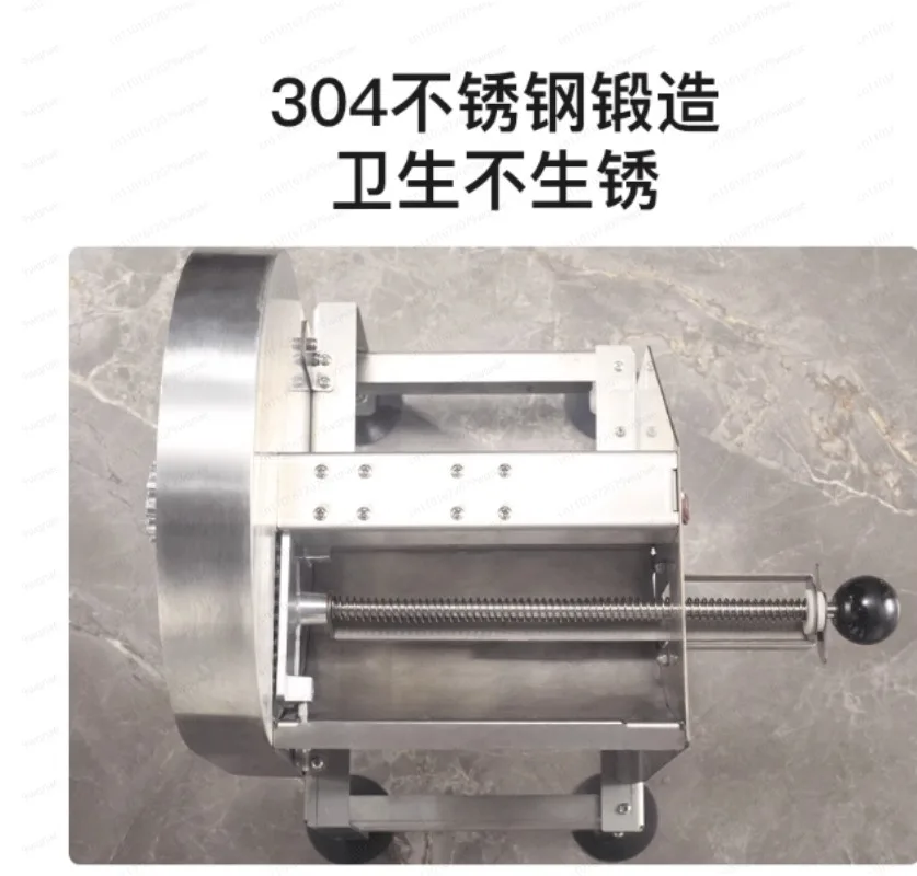 Commercial Vegetable Slicer Machine, Automatic Potato & Fruit Cutter for Uniform Chips, Stainless Steel Blade