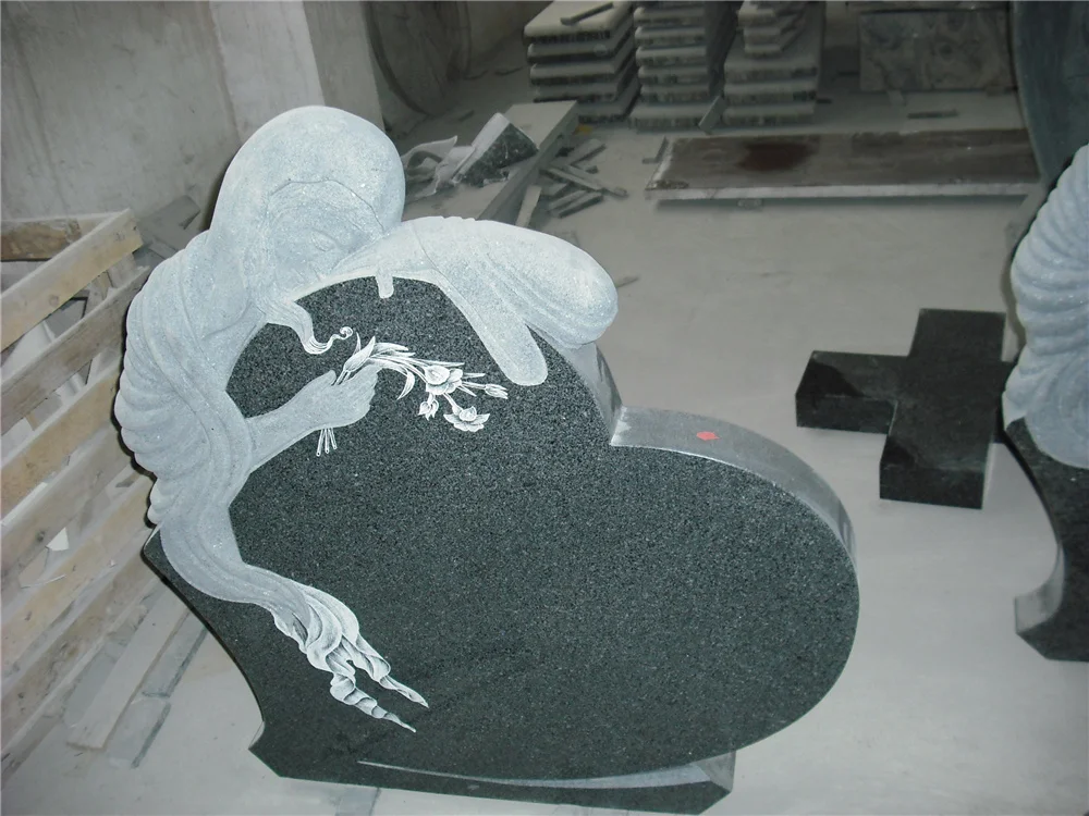 gravestone/headstone/tombstone granite baby/angel/pet headstone From China Funeral Monuments Supplier