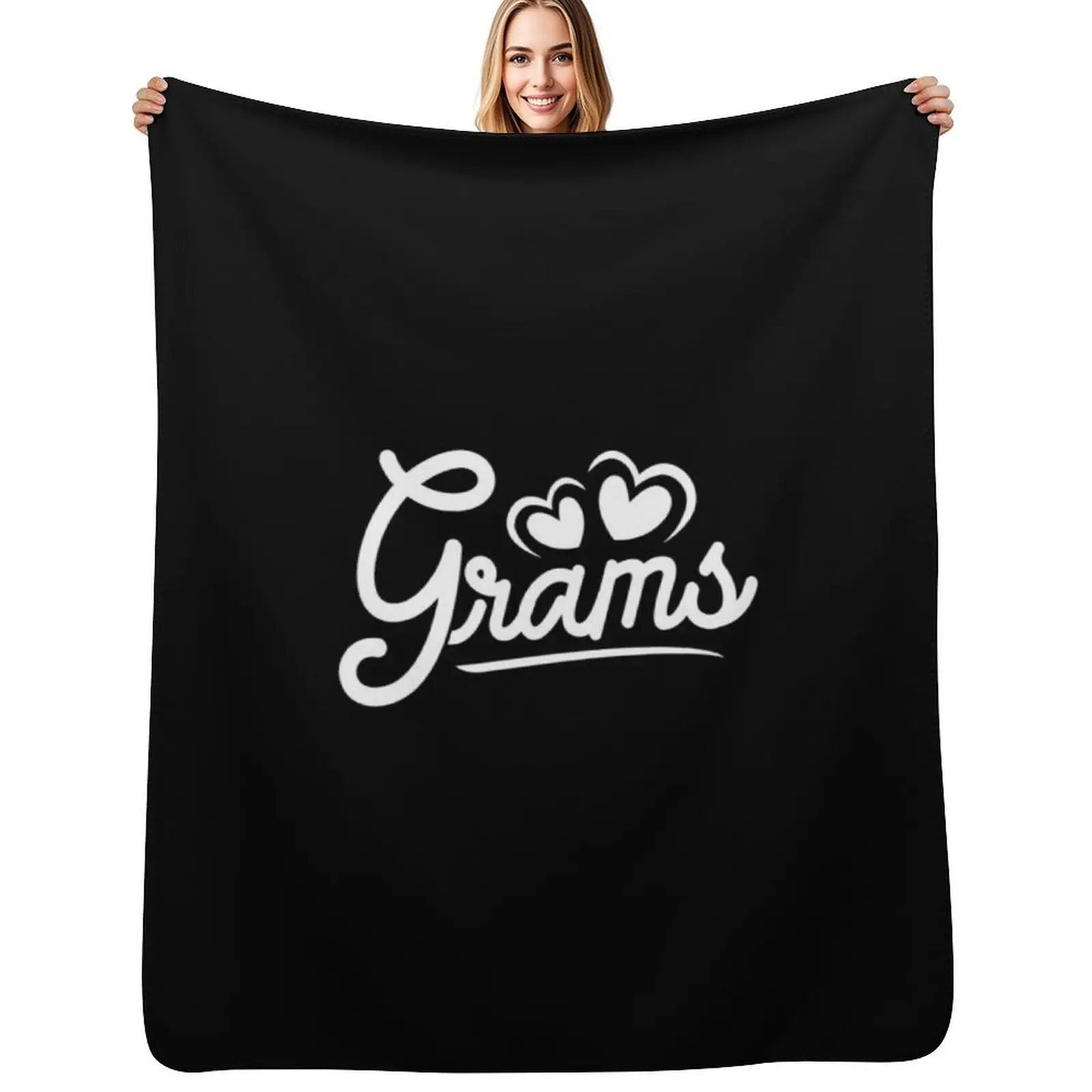 Grams Gifts From Grandchildren Grams For Grandma Cute Grams Throw Blanket anime Baby Decorative Throw Moving Blankets