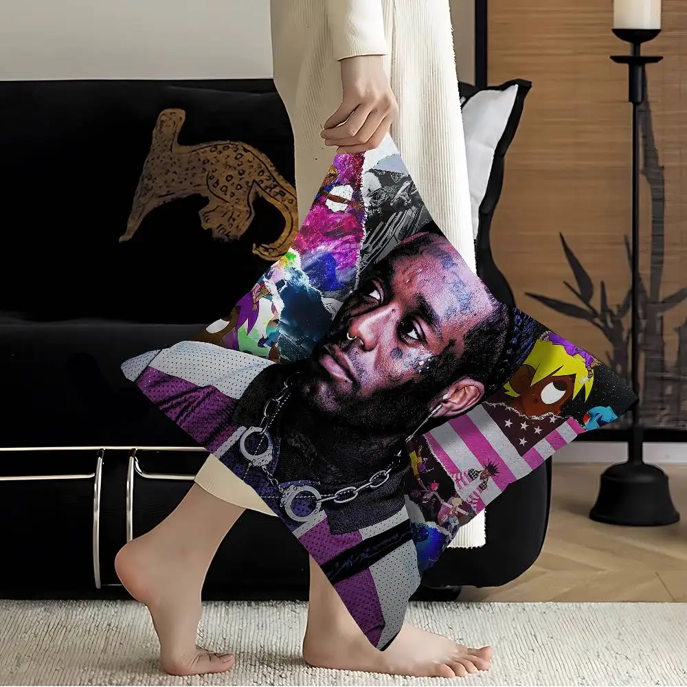 مغني الراب ليل عوزي فيرت ألبوم الموسيقى غطاء الوسادة البوليستر وسائد أريكة وسائد رمي الزخرفية ديكور المنزل غطاء وسادة