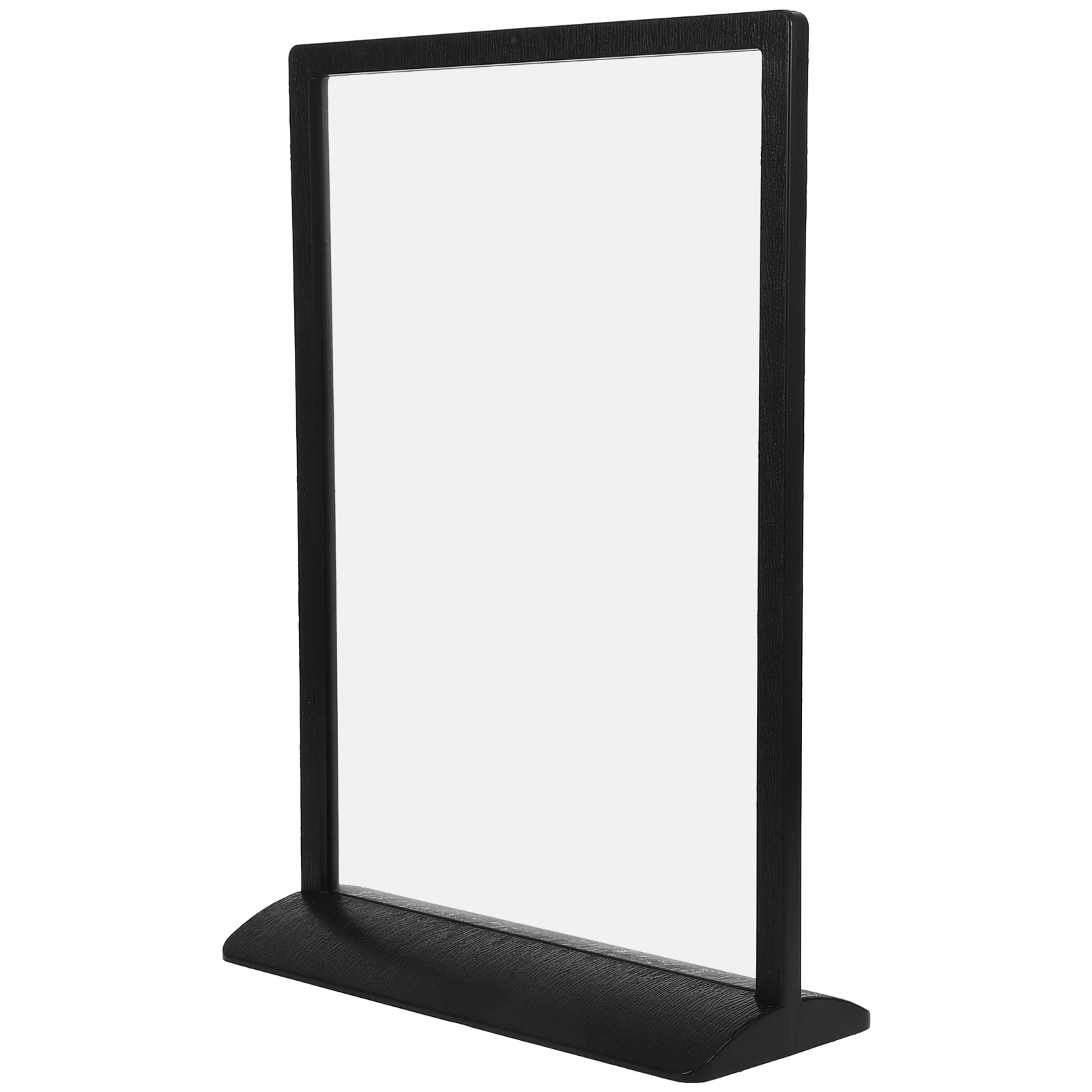 Store Sign Acrylic Holder Menu Display Stands Black Clear Table Number Holders for Weddings