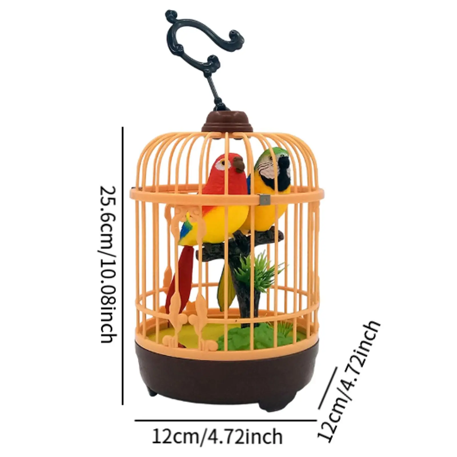 Birds Birdcage Toy Parrot Birds Toy Chirping Voice Home Decor Accessory
