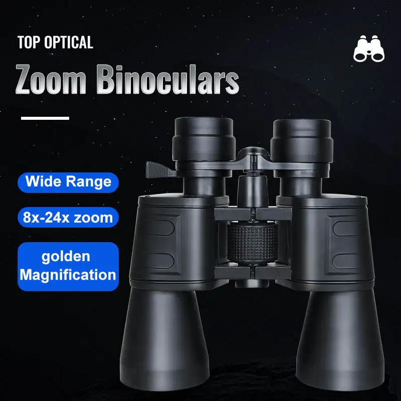 10-24x50mm Binoculars For Adults – 50mm Objective Lens Waterproof For Bird Watching, Hiking, Hunting, Outdoors Camping