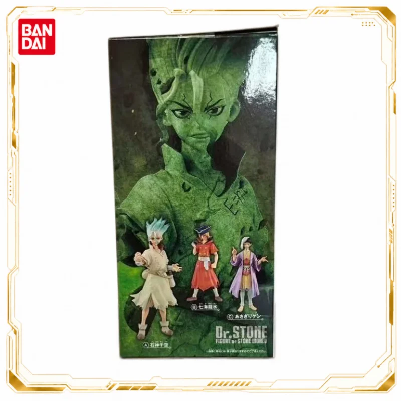 In Stock Bandai Original Banpresto Dr Stone Ishigami Senku Action Figure Model Doll Brand New Boxed Anime Characters Toys Model
