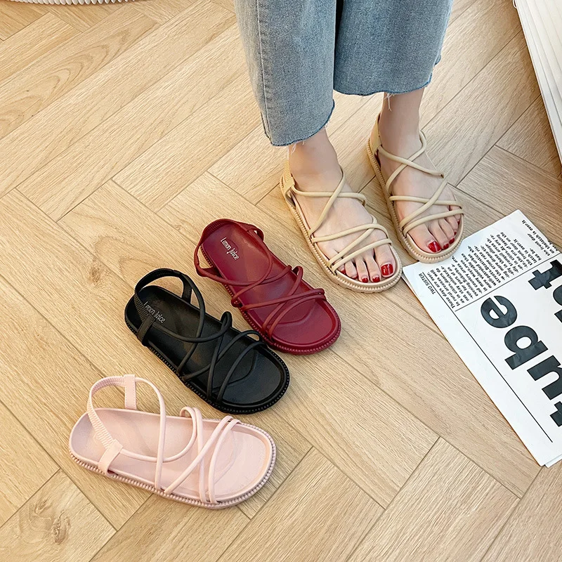 Scarpe da donna in pelle con stampa serpente Sandali estivi Décolleté con cinturino alla caviglia da donna Pantofole per scarpe con sandalo