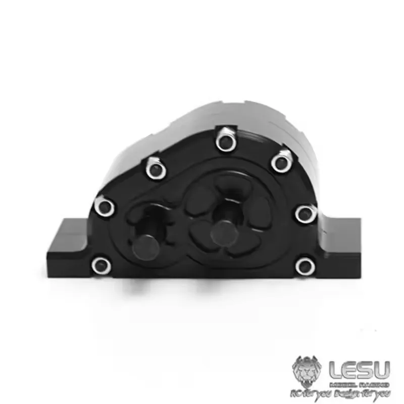 LESU Model RC Parts Metal Transfer Case For RC 1/14 Tractor Dumper Truck DIY Model Car Tamiya TH02238 Truck DIY Accessory Toy