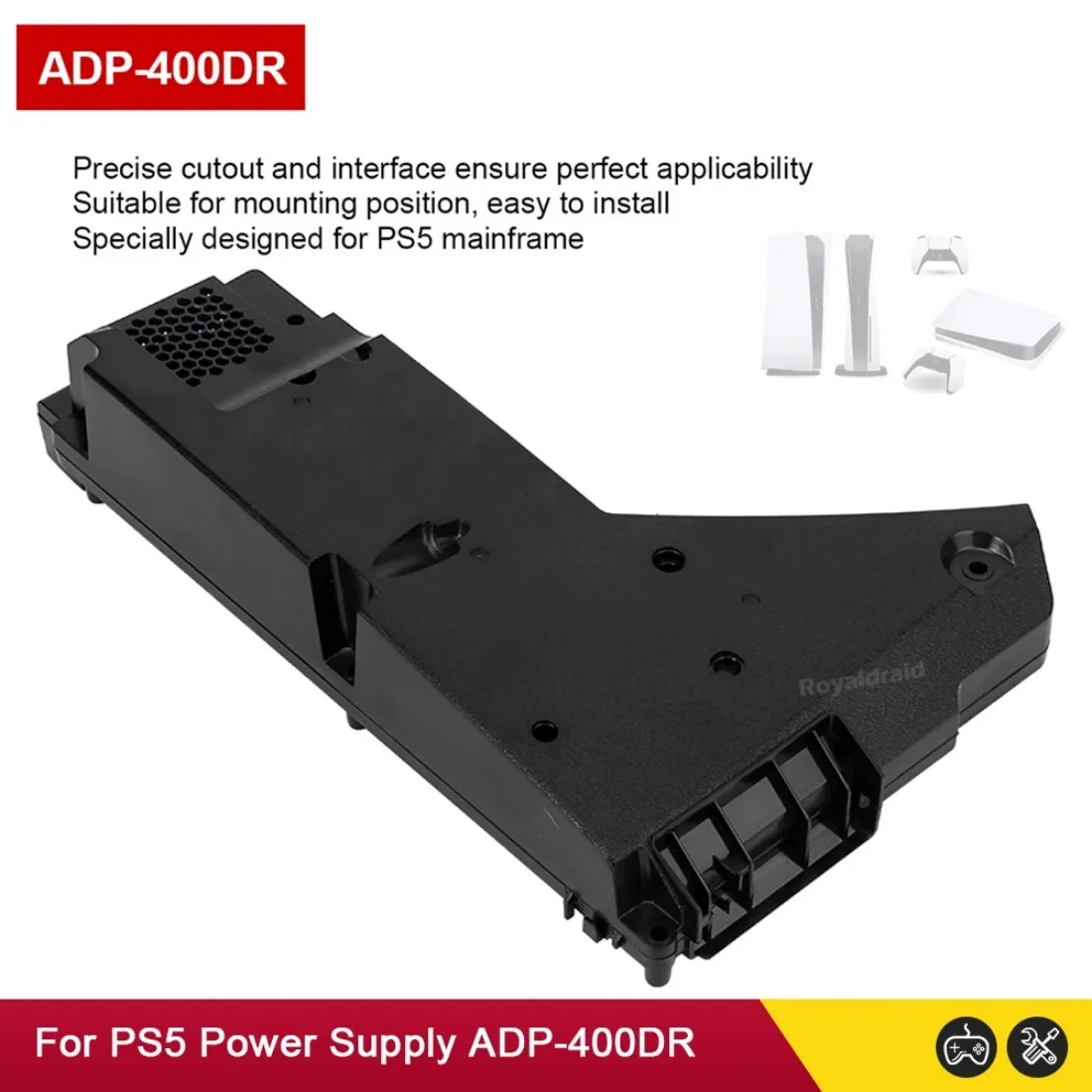 AC-Adapter-Netzteil für PS5 ADP-400DR ADP-400ER Host-Ersatz Internes Netzteil ADP-400FR für PS5 CFI-1215 Konsole