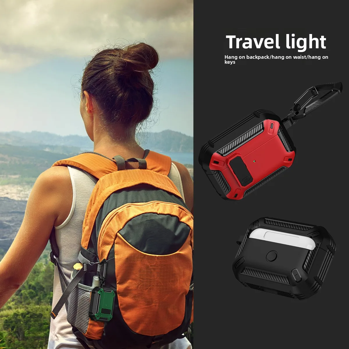 에어팟 프로 3 케이스 듀얼 컬러 보호 케이스 블루투스 헤드셋 케이스 충격 방지 커버 에어팟 1 2 3 4 프로 또는 프로 2세대용