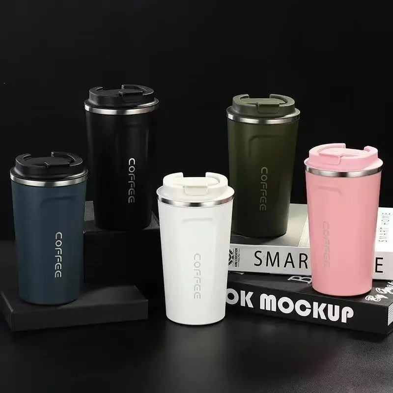 Stainless Steel Insulated Coffee Mug 510ML Portable BPA Free Thermal Tumbler for Daily Commute Car Use
