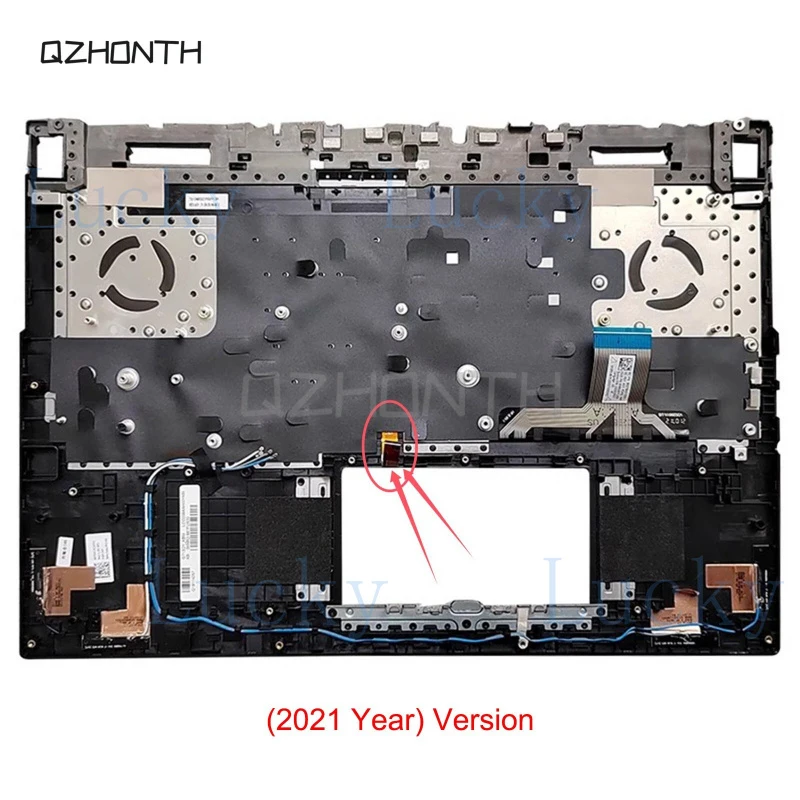 f  Used For ASUS ROG Strix G17 G713 G713QY 2021 Palmrest w/ Backlit Keyboard 17.3