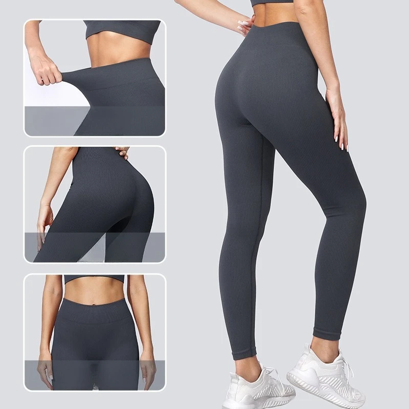 

Woman Fitness Workout Yoga Leggings Seamless Sports Pants Tummy Control Squat Proof Gym Sexy Scrunch Butt Tights
