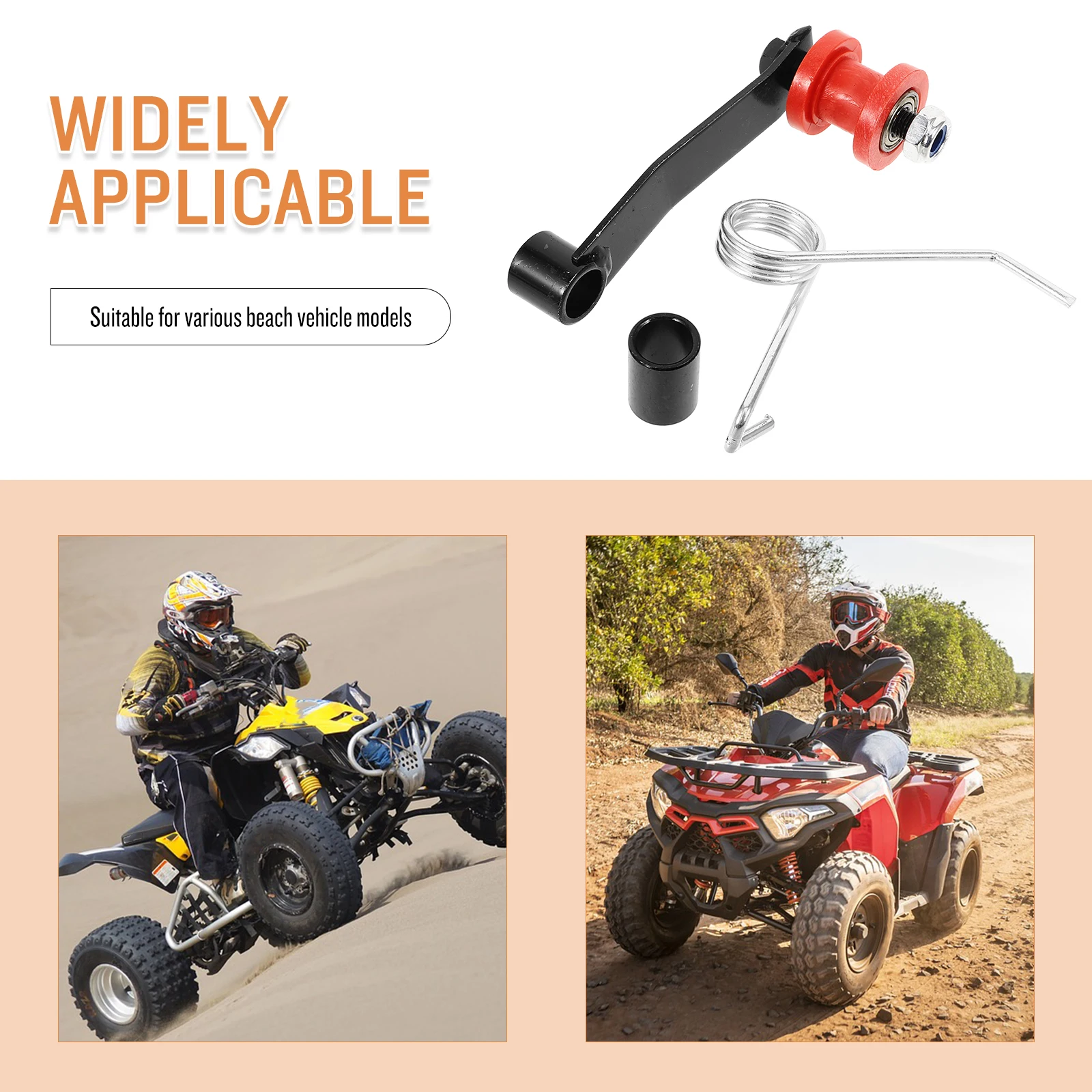 عجلة ضبط شداد سلسلة Atv بديلة عالمية لدراجة نارية Go Kart دراجة صغيرة تحسين الاستقرار طويل الأمد #5