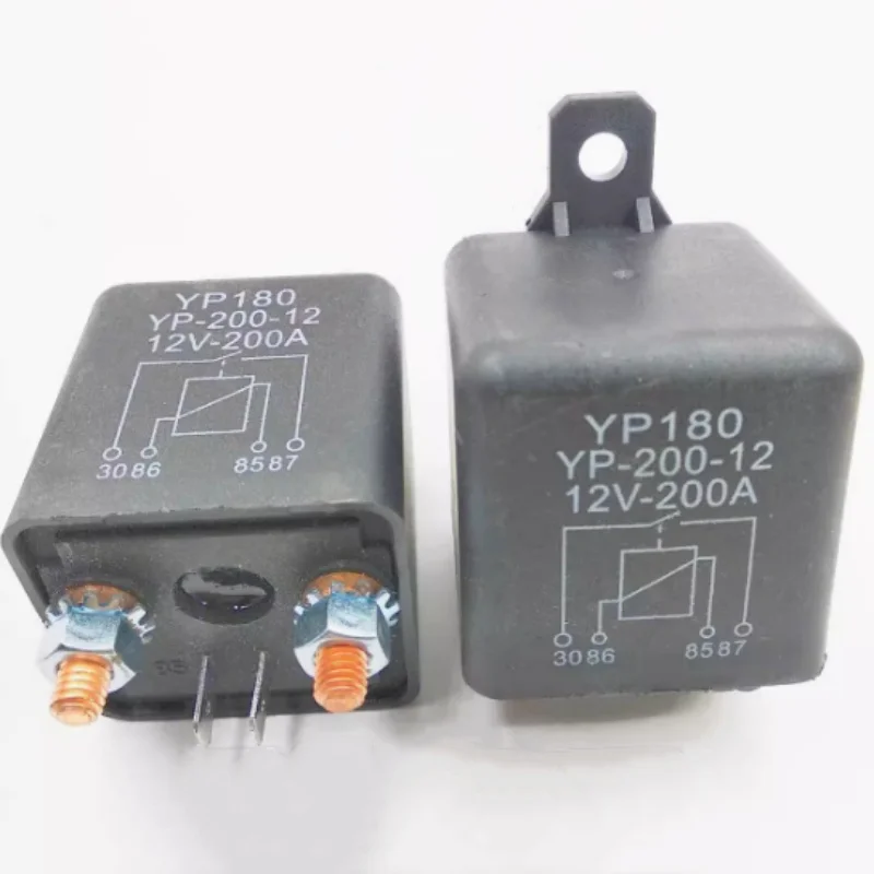 

Car Truck Motor Automotive High Current Relay DC24V or 12V 200A or 100A Continuous Type Relay with the Cover and Terminals