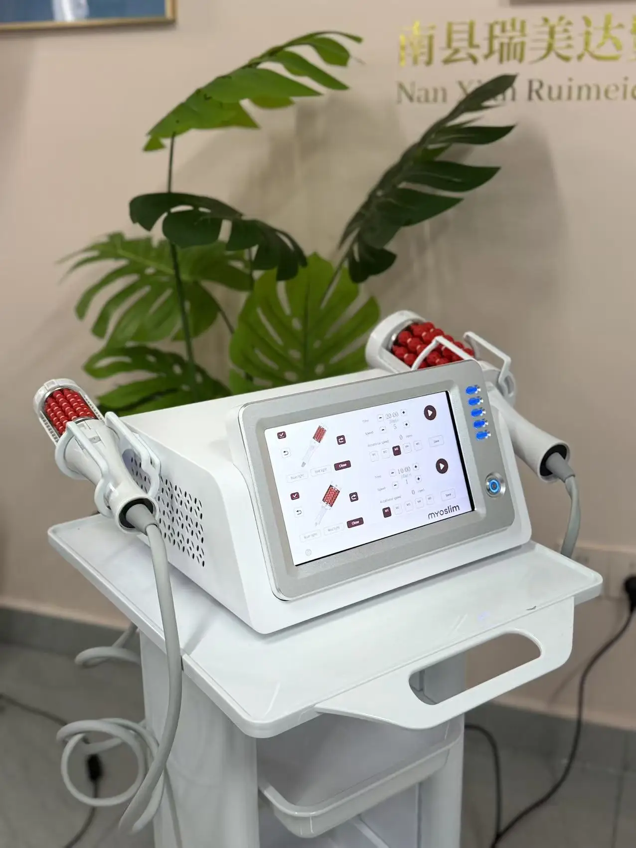 Myolim التخسيس تدليك السيلوليت الجسم علاج الوجه 360 درجة الاهتزاز العلاج الداخلي الكرة الأسطوانة آلة إزالة الدهون #5