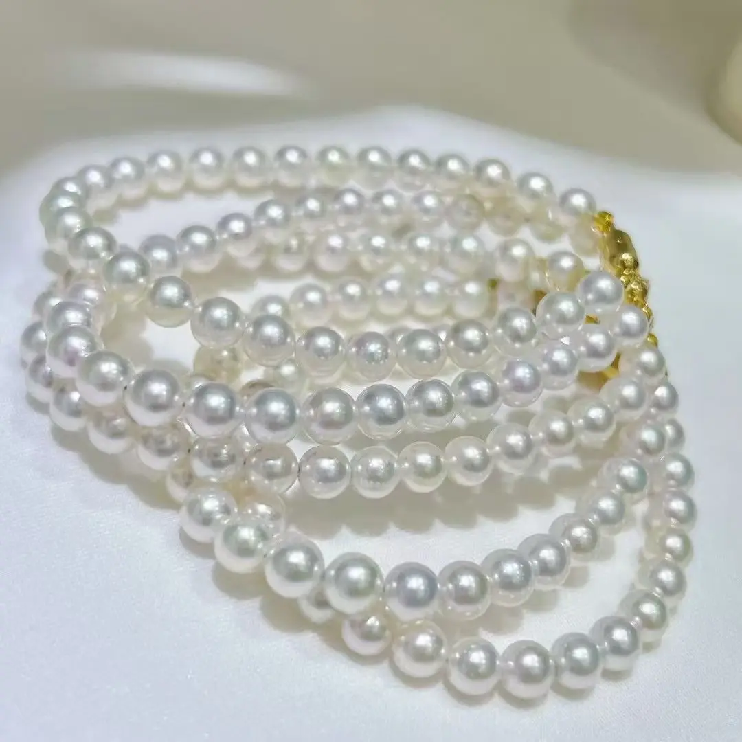 

Сертифицированные браслеты из пресноводного жемчуга с эффектом сияния, серебро 925 пробы, магнитная застежка, многослойные, повседневные, женские, изысканные украшения