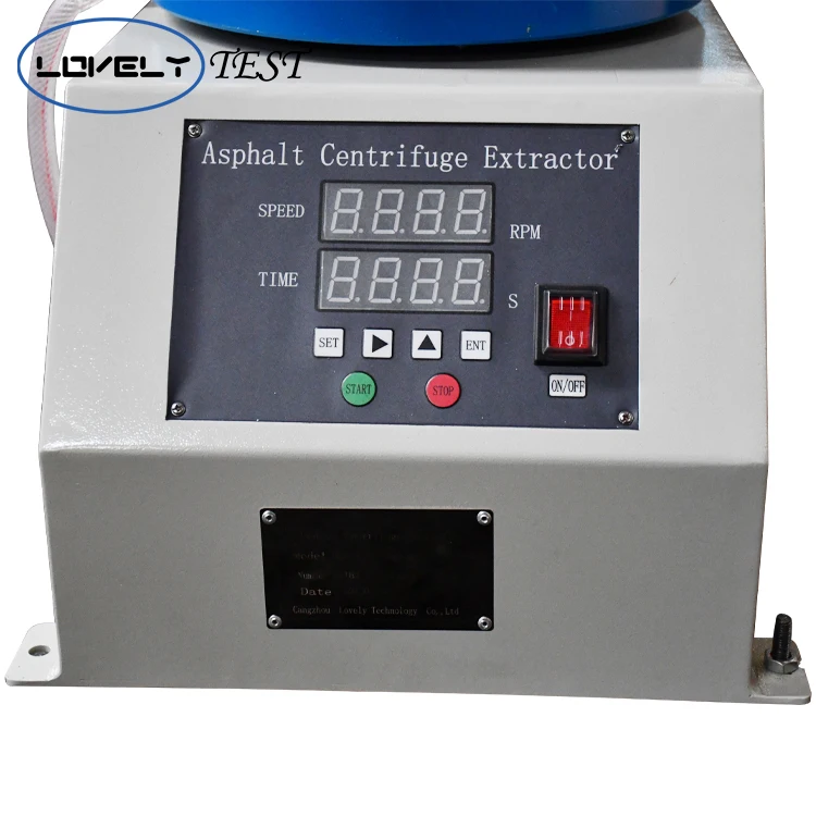 Machine numérique d'essai d'extraction de centrifugeuse de bitume d'asphalte de 3kg