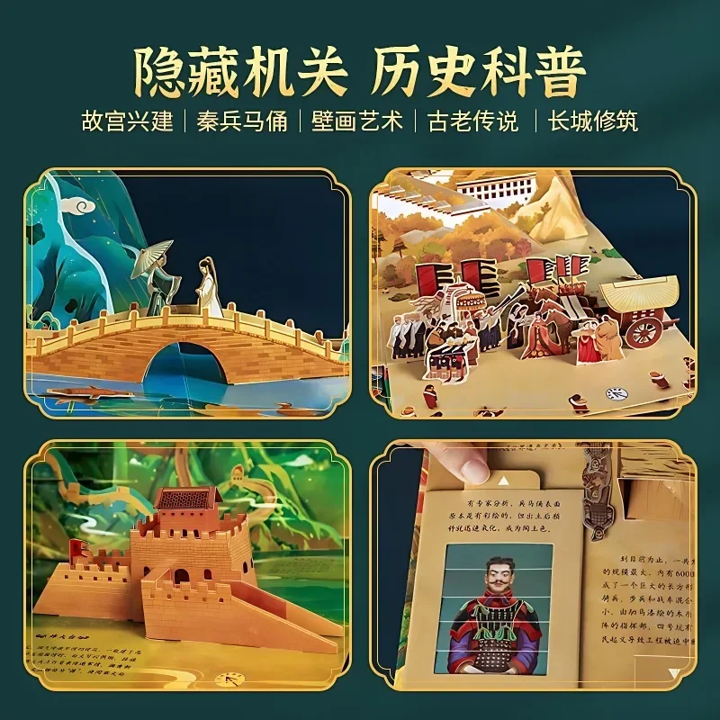 This Is China Children's 3D Pop-pup Book China Series Children's Enlightenment Extracurricular Reading Book
