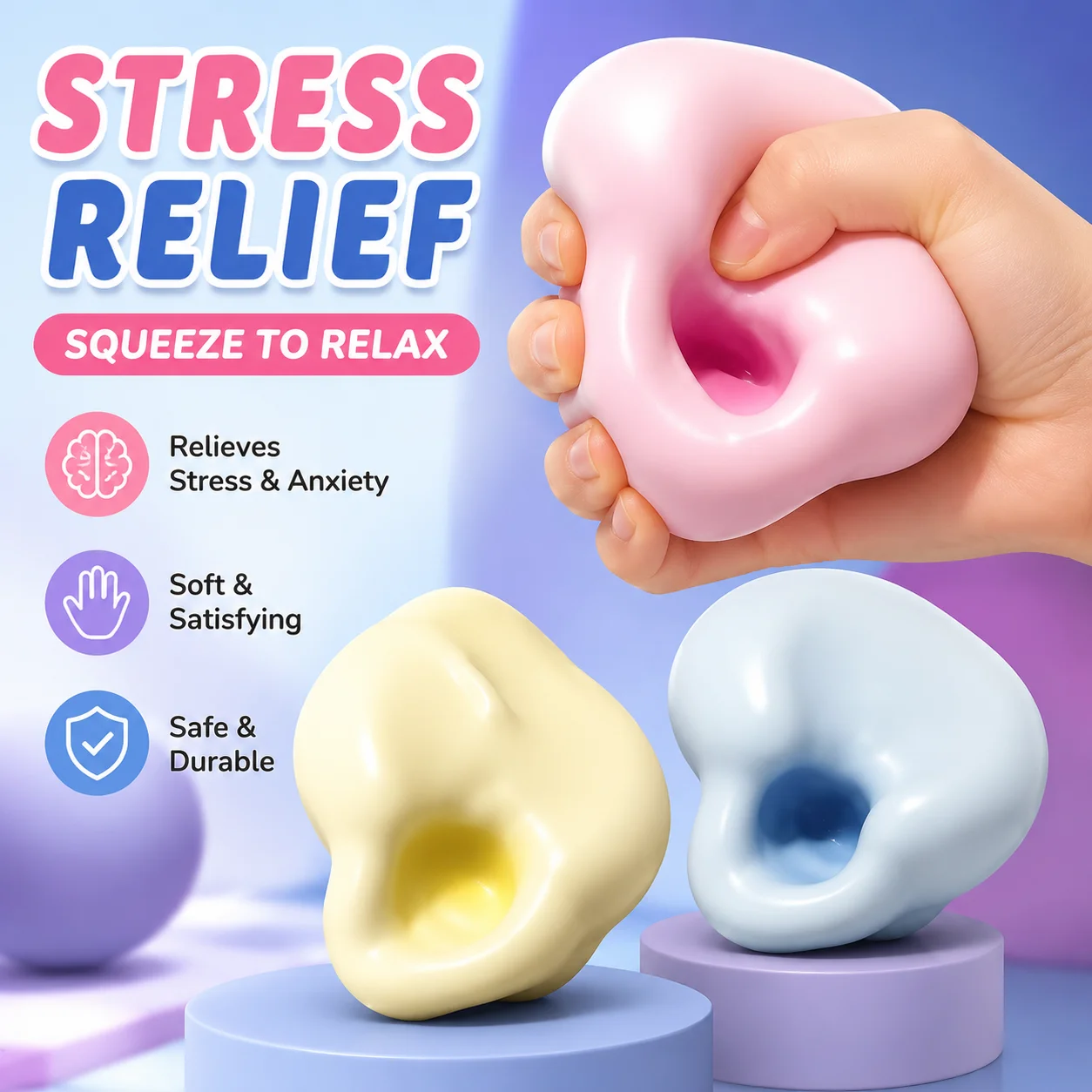 Interesting Sensory Toys Deformable Squeeze Handmade Finger Pinch Creative Decompression Diy Children Adult Decompression Toys