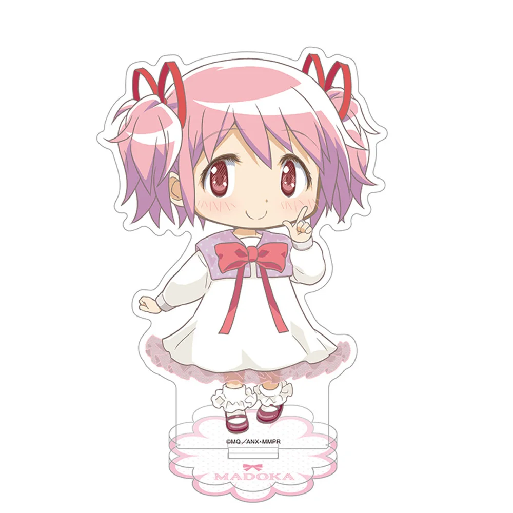 10CM Charm Anime Puella Magi Madoka Magica  Acrylic Stand Model Cosplay Characters Ornament Accessories Goods Collection Gifts