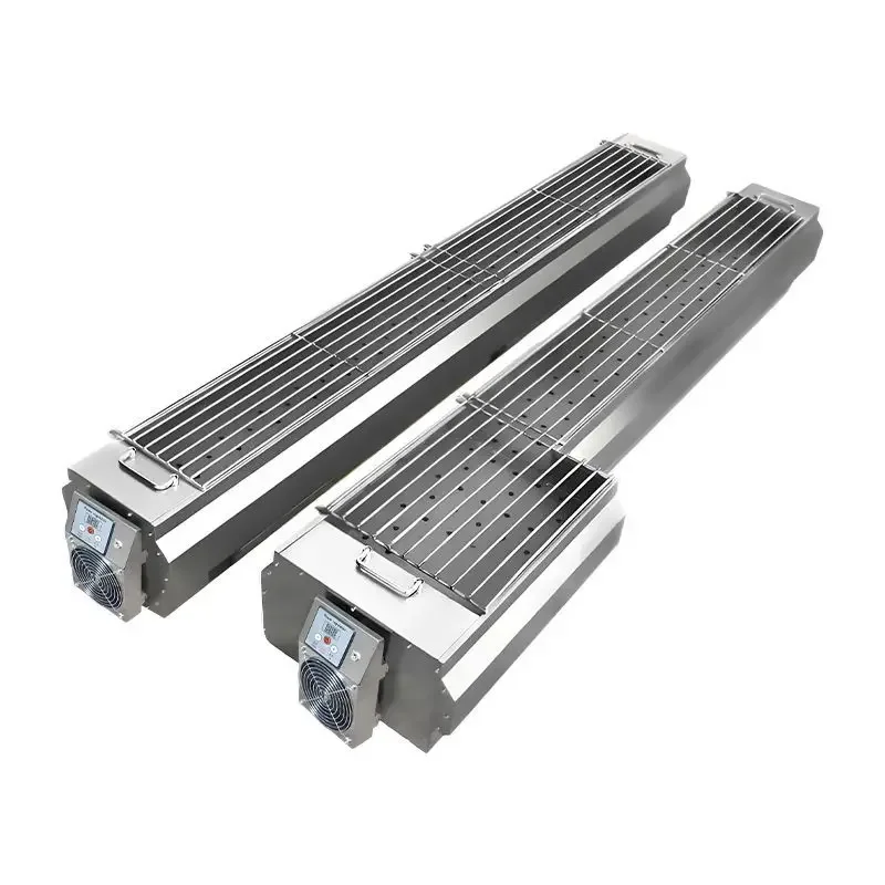 Stainless steel clad steel insulated commercial oven, barbecue grill