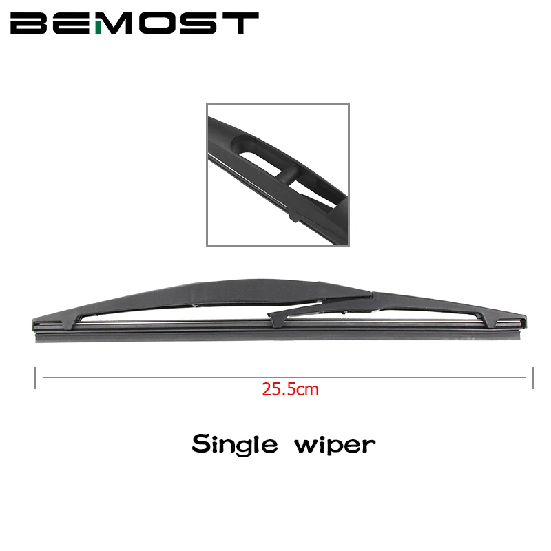 BEMOST Car Rear Windshield Wiper Arm Blade Brushes For Suzuki Swift 2004 Onwards Hatchback 255MM Back Windscreen Auto Styling