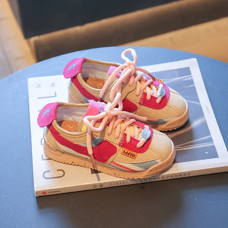 Kids Pink Girls Chunky Sneakers Sports Running Ladies High Quality Vulcanized Shoes Tennis Platform Boys Toddler Girl Shoes