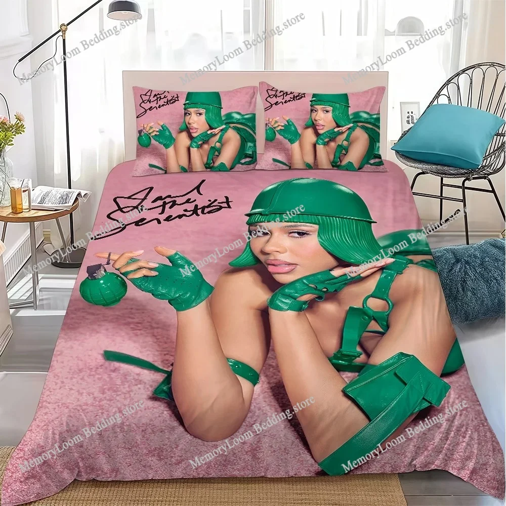 

Singer M-Mariah Music Duvet Cover Set Home Style Bedding Soft Laundry Cotton Bed Student Dormitory Gift Home Textileextile