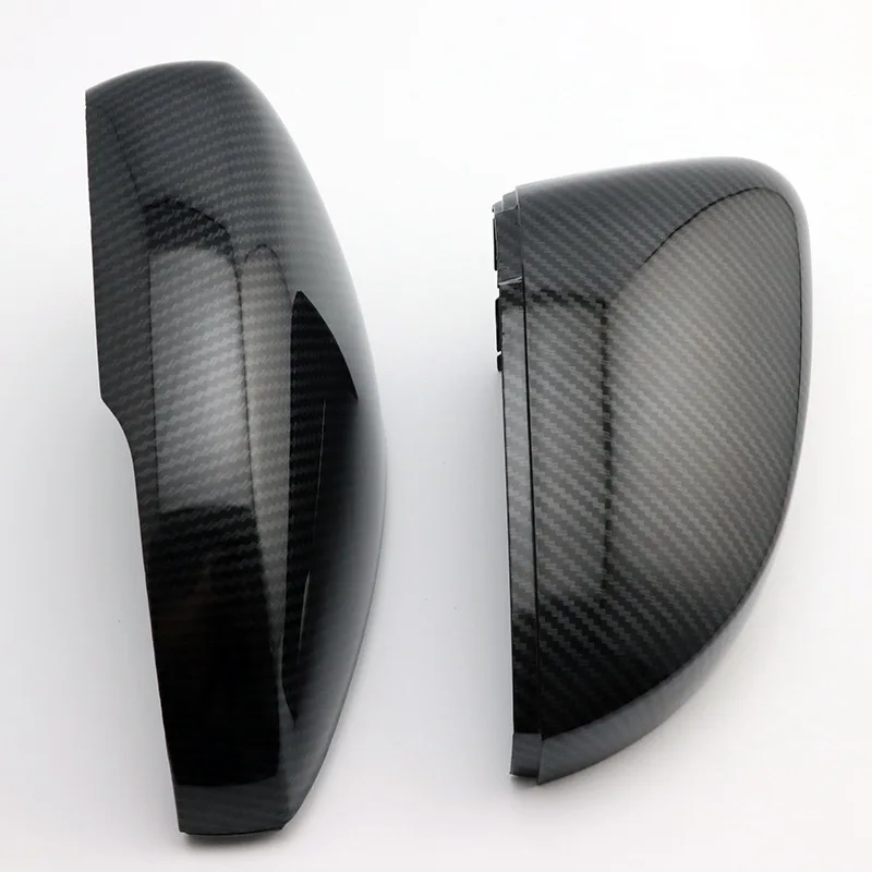 For Volkswagen Polo 6R 6C 2010-2017 Carbon Fiber Water Transfer Printing Rearview Mirror Housing Cover