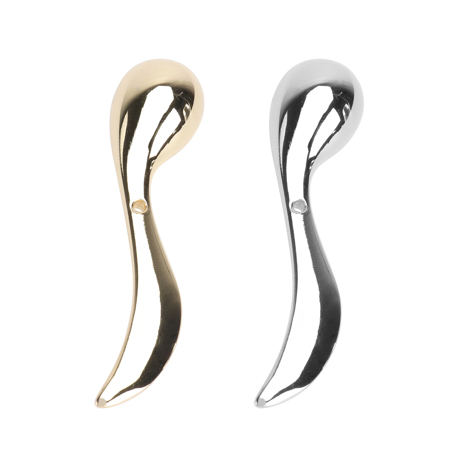 

2 Pcs Facial Massage Stick Makeup Dig Spoons Eye Cream Zinc Alloy Face Massager