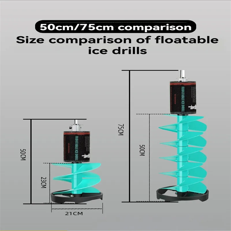 

Ледяной алмаз Портативный алюминиевый сплав Подледная рыбалка Алмаз 6-дюймовый алмаз для зимней рыбалки, используемый для уличных продуктов в морской рыбе