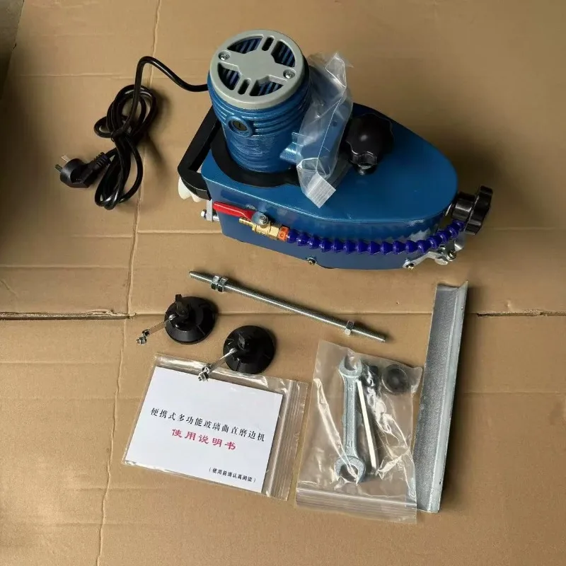 220V/110V Glass Hand Grinder Electric Polishing Machine , Multifuntional Edge Machine Polishing Wheel Glass Edger