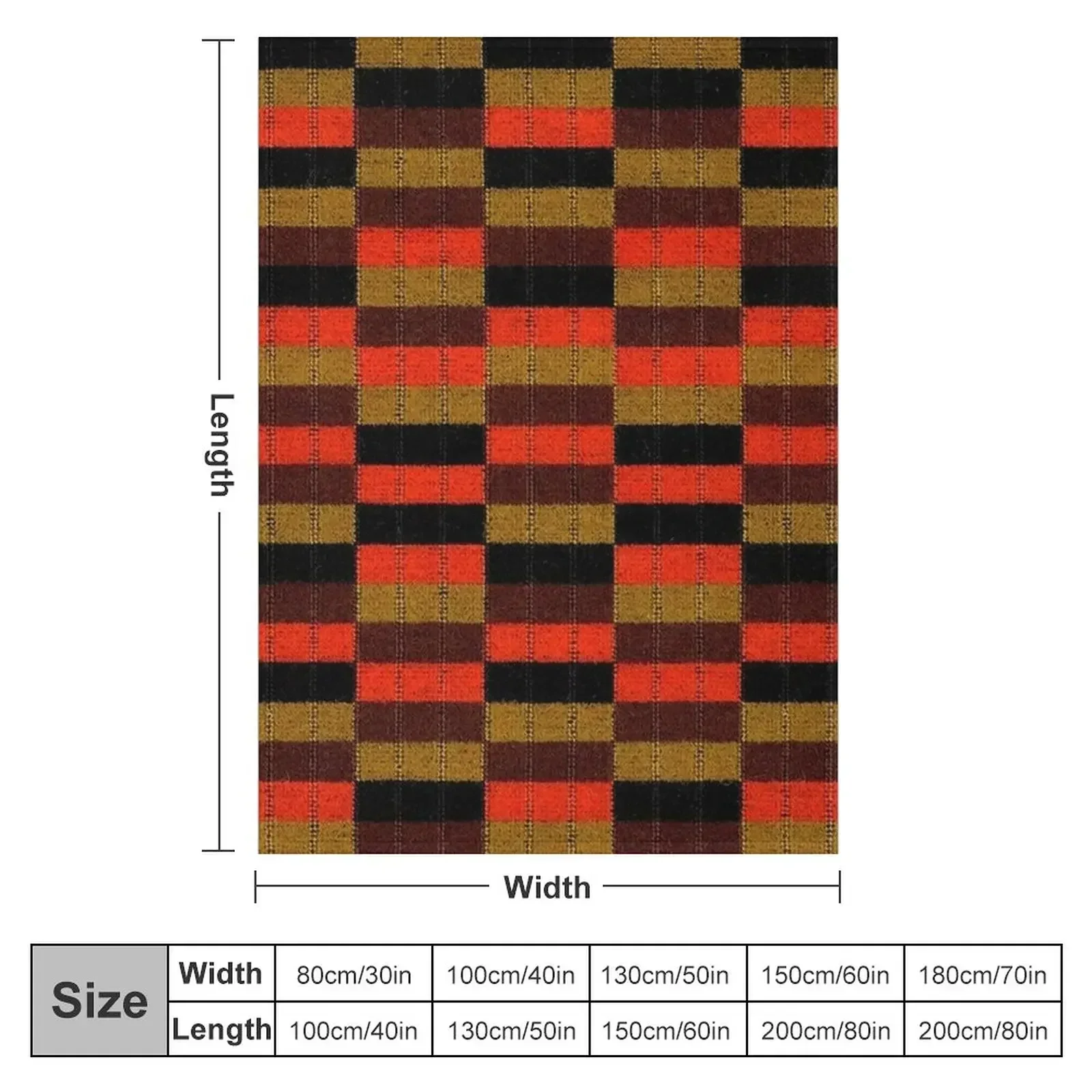 D78 Moquette - D Stock - London - Train Throw Blanket heavy to sleep Warm Camping Plaid on the sofa Blankets