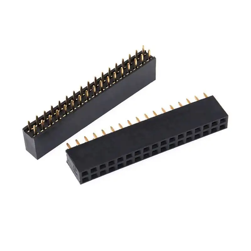 10~20 Stück Doppelreihige Buchsenleiste 2,54 mm Rastermaß 2*2P/3/4/5/7/8/16/10/20/40P Pin-Steckverbinder – Detail 4