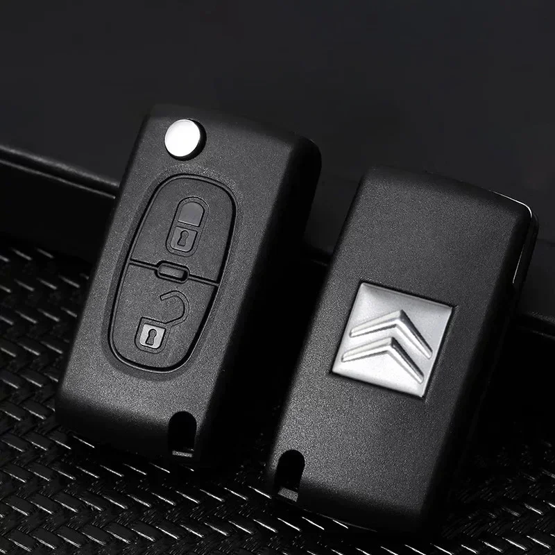 Car Sticker Aluminium Auto Keys Decoration Decal Accessories for Citroen Jumpy Grand Picasso Cactus C2 Saxo Berlingo C4 C3 C5 C1 - view 4