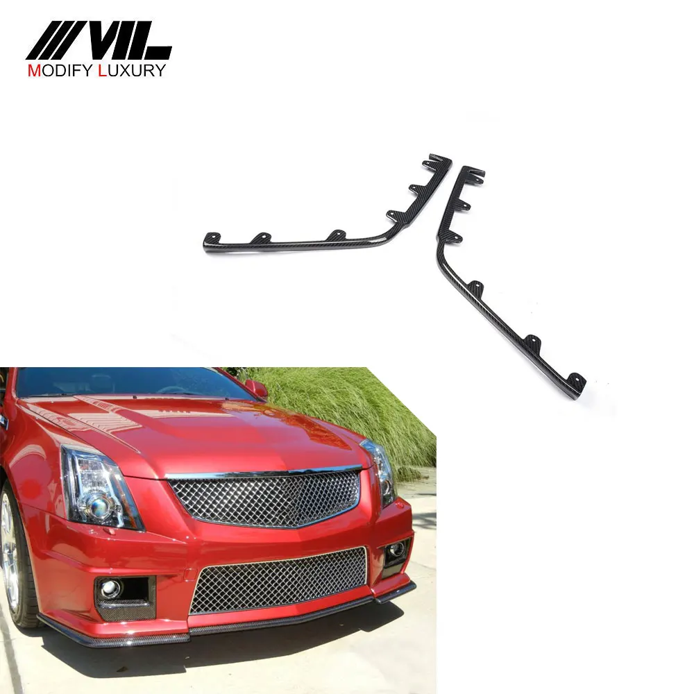 

Suitable for Carbon fiber CVS-V front splitter at the front bumper position, Cadillac CVS-V 2012UP