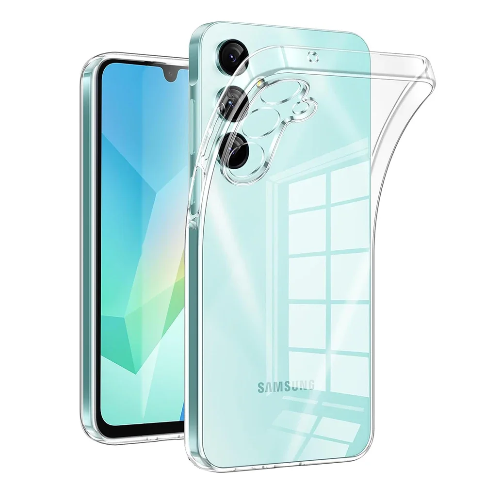

Transparent Clear Silicone Case For Samsung Galaxy S25 Ultra S24 Plus A05 A15 A25 A35 A55 A06 A16 A36 A56 Soft Bumper Back Cover